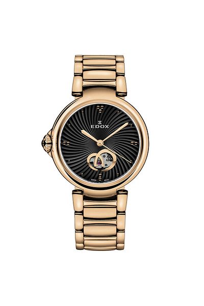 Edox Ladies Watch 85025-37rm-nir, Automatic, 33mm, 5atm