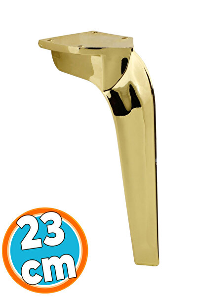 NZB Mobilya Kanepe Tv Ünitesi Koltuk Ayağı 23 Cm Gold Altın Konsol Ayakları