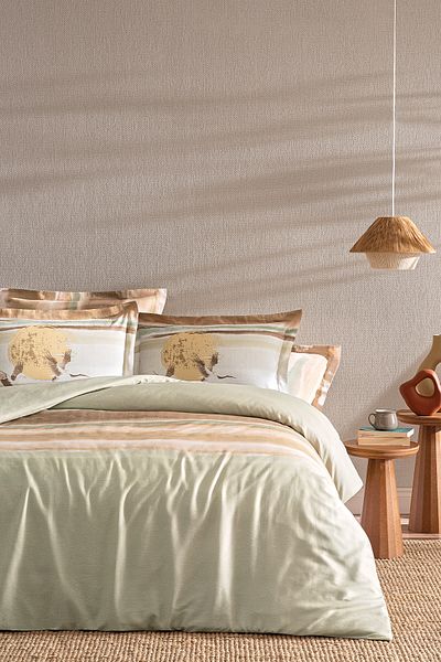 Puffy Luca King Size Satin Duvet Cover Set - Defne