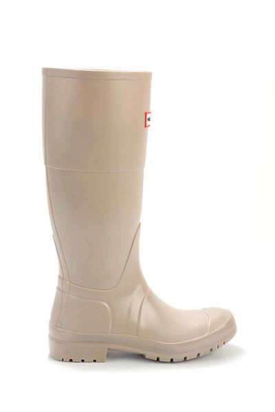 Hunter Μπεζ Γυναικείες Μπότες - Μοντέλο Κ 03654200059