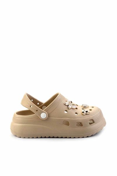 Bambi Women's Beige Slippers - K 04445042859
