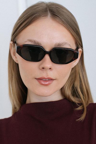 Bilge Karga Aros Leopard Green Sunglasses