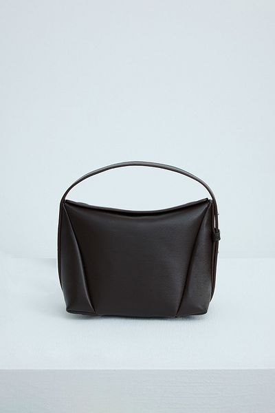 Suud Collection Кожена мини чанта Bitter Brown Rhan