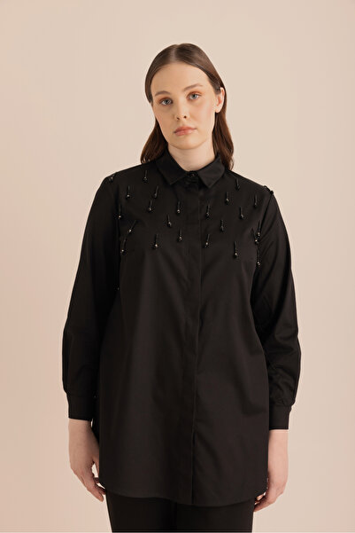 Aker İşlemeli Cotton Gömlek