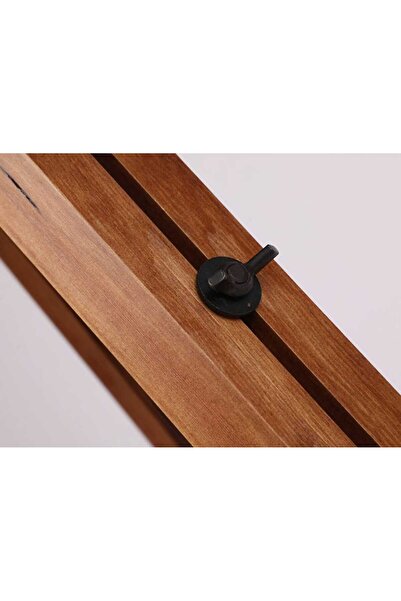 Genel Markalar Retro Siyah Başlıklı Tripot Ayaklı Lambader