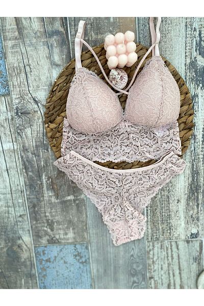 Lapova Set sutien sexy cu detaliu din dantelă