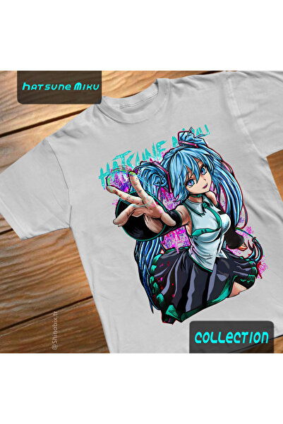 SHINOBIX تي شيرت هاتسون ميكو فوكالويد كبير الحجم