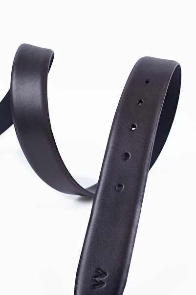 Hemington Handmade Dark Gray Classic Leather Belt