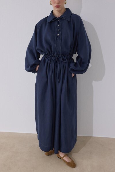 Moca Coco Skirt Navy Blue