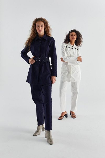 MARKALİSTE Lassie Trench Suit ecru