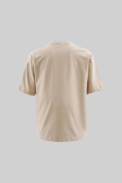 Machinist Ανδρικό μπλουζάκι Macstar Oversize Snake Face Beige
