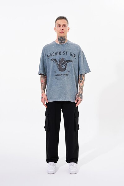 Machinist Ανδρικό μπλουζάκι με στάμπα με στάμπα Ghost Spotted