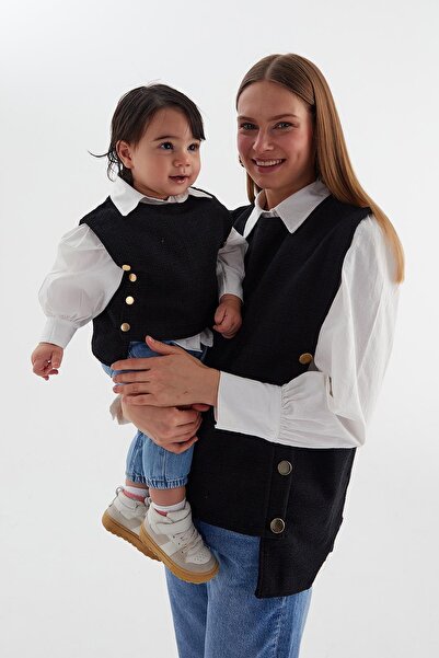 MARKALİSTE Black Adel Kids Sweater