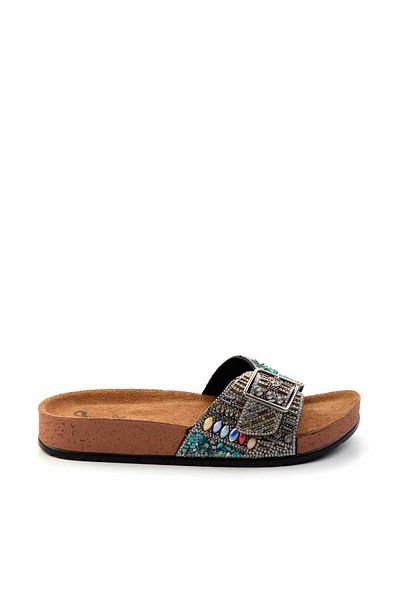 Bambi Women's Platinum Slippers K 04784040687