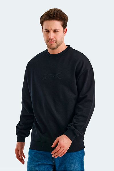 Slazenger Мъжки суитшърт Oversize - Черен
