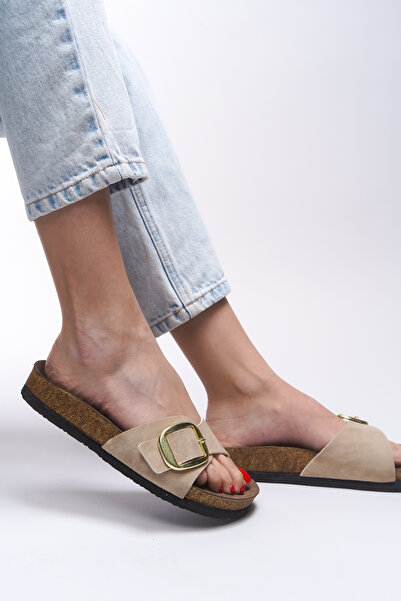 Riccon Papuci Hosrathla pentru femei cu o singură cataramă 0012603   Bej