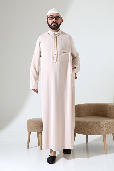 ihvan online Чоловічий одяг для хаджу та умри з високим коміром, Дубай, креп