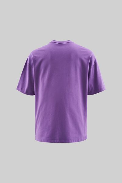 Machinist Men's Purple Oversize T-Shirt - Macstar Snake Face