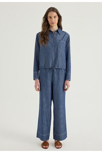 Masha Kate Denim Look Pants