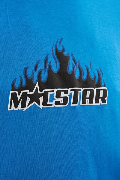 Machinist Ανδρικό μπλουζάκι Macstar Flame Printed Oversize ΦΑΚΟΣ