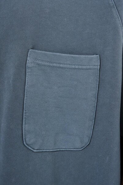 Machinist Ανδρικό μπλουζάκι Contrast Washed Oversize Ghost Cloudy