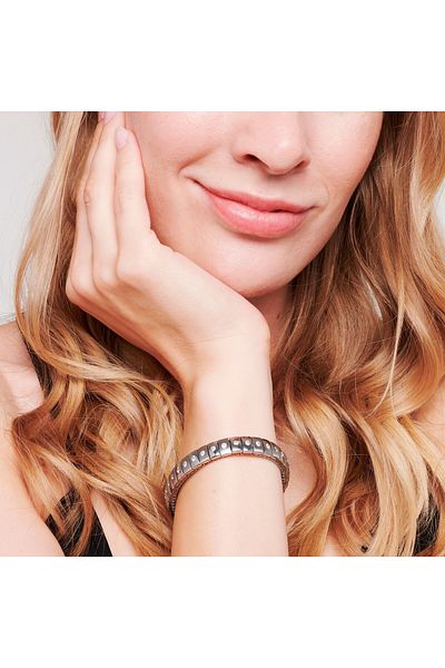 Energetix Flexible Magnetic Bracelet with Shiny Crystal