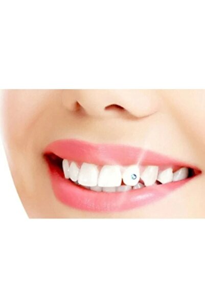 QesQin Kadın Pırlanta Diş Takısı - Özel Tasarım Diş Takısı - 5 adet diş taşı