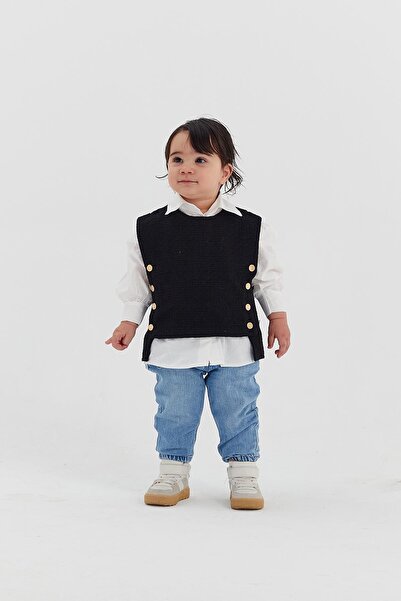 MARKALİSTE Black Adel Kids Sweater
