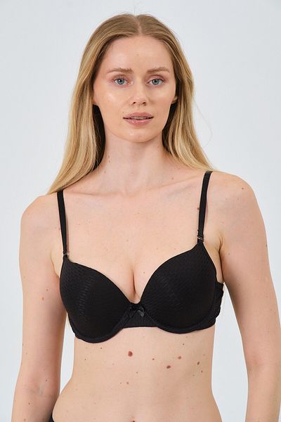 MİSTİRİK Μπουστάκι Blera Model Ultra Push-Up Μαύρο Underwire σουτιέν