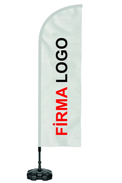 CMB SHOP CMB BAYRAK Yelken Plaj Bayrağı Canlı Kaliteli Raşel Kumaş Baskı Bayrak 75cm x 300cm