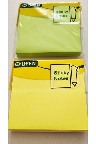 Modellino 2 Pcs 75X75Mm 100Pcs Adhesive Square Postit