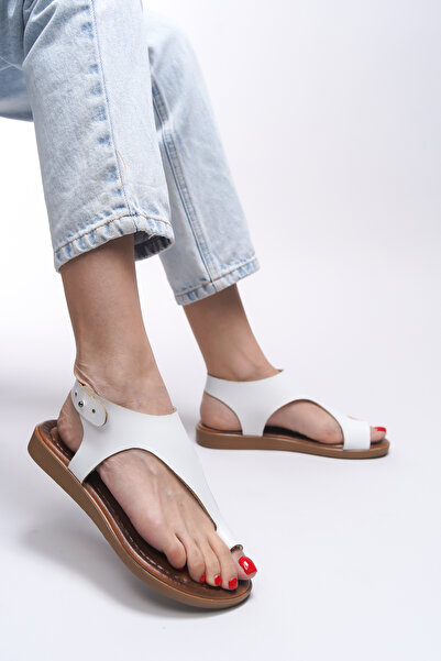 Riccon Halyriani Women's Sandals 0012837   White