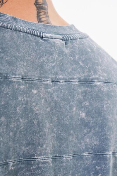 Machinist Ανδρικό μπλουζάκι Oversize Ghost Spotted - Washable Hidden Patch