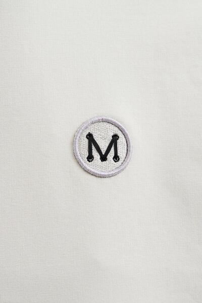 Machinist Ανδρικό μπλουζάκι με τεχνική κέντηση Oversize Space Grey