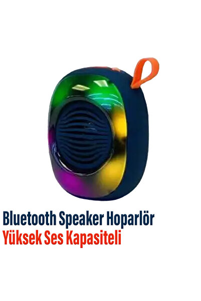 EXENAR Kablosuz Bluetooth Hoparlör 5W RGB Led Işıklı Speaker Ses Bombası 1200...