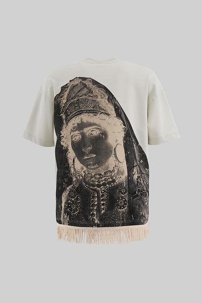 Machinist Tricou pentru bărbați, cu franjuri tradiționale, oversize, gri spațial