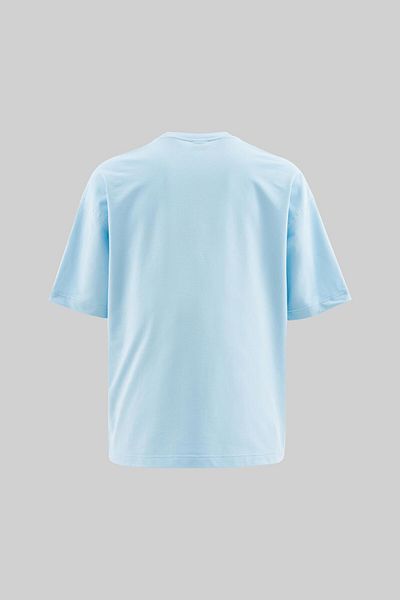 Machinist Ανδρικό μπλουζάκι με στάμπα Swan Oversize Light Blue