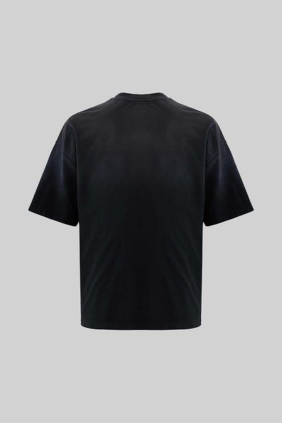 Machinist Ανδρικό μπλουζάκι Mchnst Washed Oversize Μαύρο