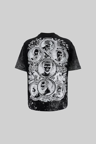 Machinist Men's Philosophers Oversize Black T-Shirt