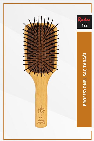 RODEO Wooden Professional Hair Lightening Brush 122