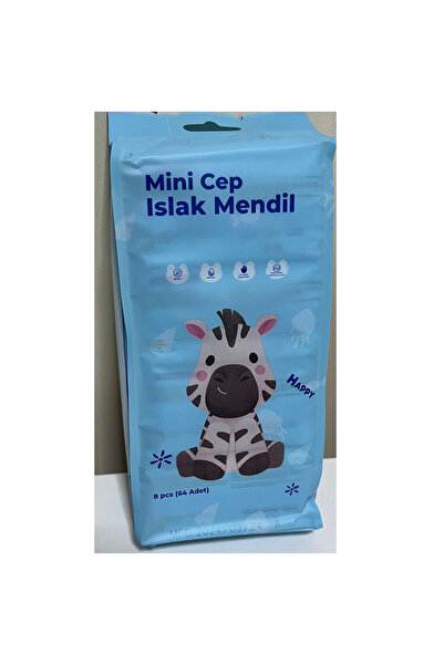 hanemlife Minik Islak Cep Mendili MAVİ