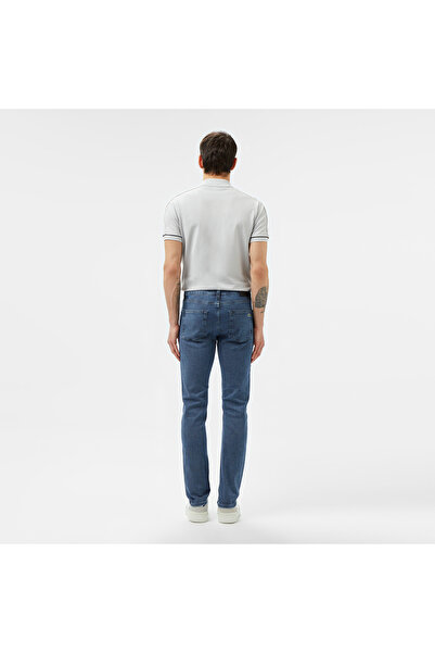Lacoste Erkek Slim Fit Denim Koyu Gri Pantolon