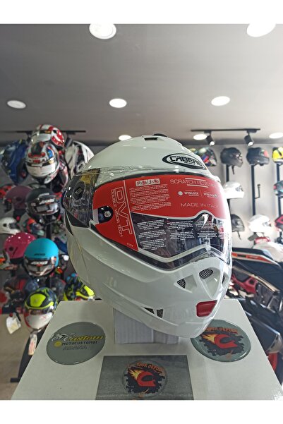 Caberg DUKE X WHITE ÇENE AÇILIR (Parlak Beyaz)