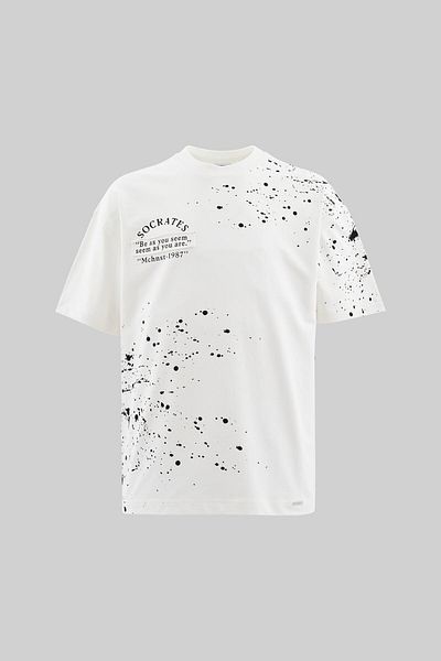 Machinist Мъжка тениска Philosophers Oversize Ecru