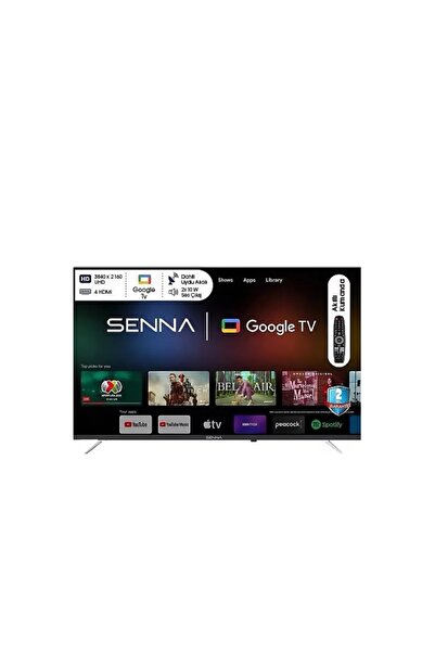 senna 55SNF9000U 4K Ultra HD 55" 140 Ekran Uydu Alıcılı Google Smart LED TV