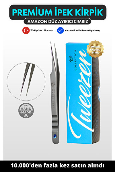 Magic Lash Amazon Düz Ayırıcı Profesyonel Ipek Kirpik Cımbızı