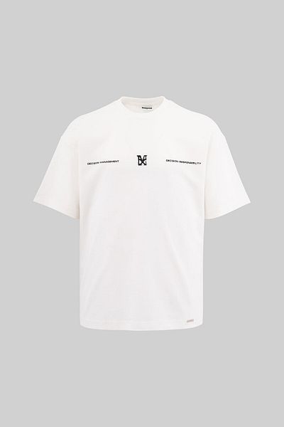 Machinist Ανδρικό μπλουζάκι I Am Not Sorry με στάμπα Oversize εκρού