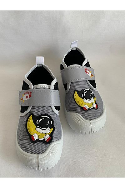 GEZER Summer Linen Baby Kids Boys Shoes Astronaut Patterned