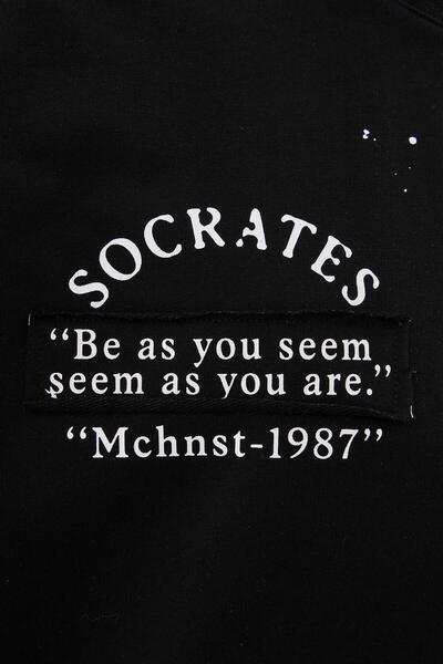 Machinist Ανδρικό μπλουζάκι Philosophers Oversize μαύρο