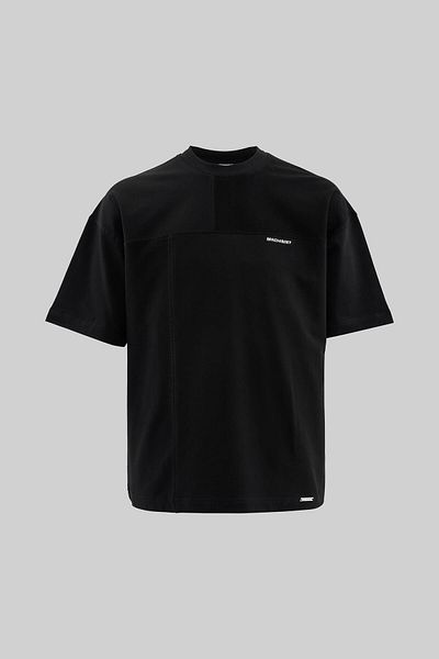 Machinist Men's Made with Reversed Oversize T-Shirt Dark Black